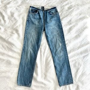 Reformation zipper jeans